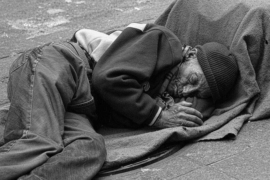 Homeless Man in Toronto